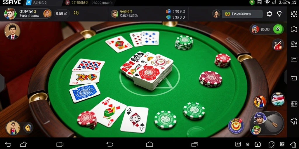 Tampilan gameplay Gaple yang menarik dan interaktif.
