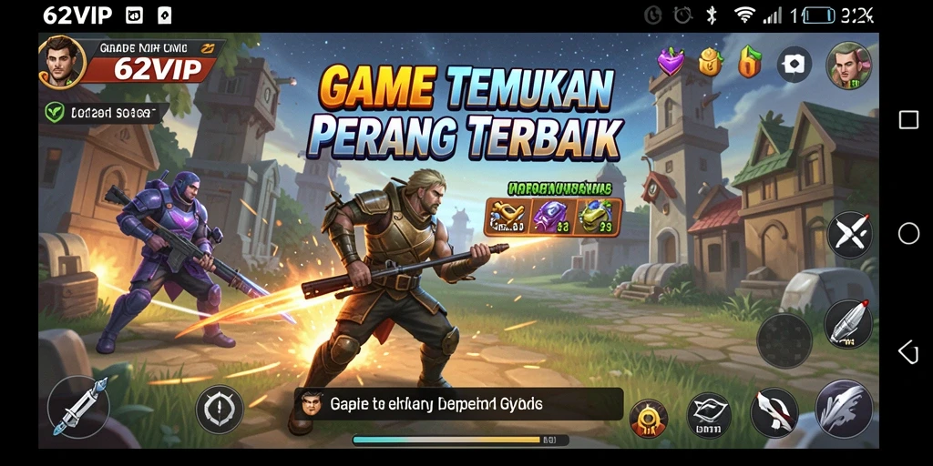 Gameplay seru 62VIP dengan aksi menembak yang mendebarkan.