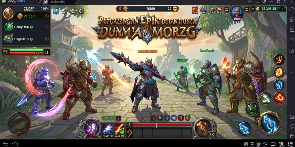 Gameplay 789RP yang seru dan penuh aksi di dunia MMORPG.