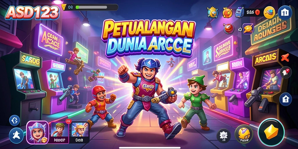 Tampilan gameplay seru dari game ASD123 yang penuh tantangan.