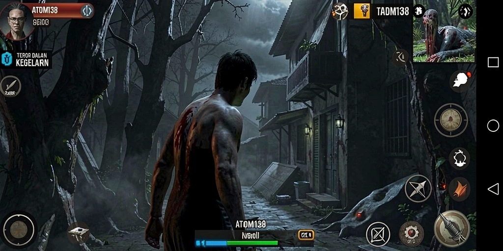 Screenshot menampilkan ketegangan gameplay di dunia Horror.