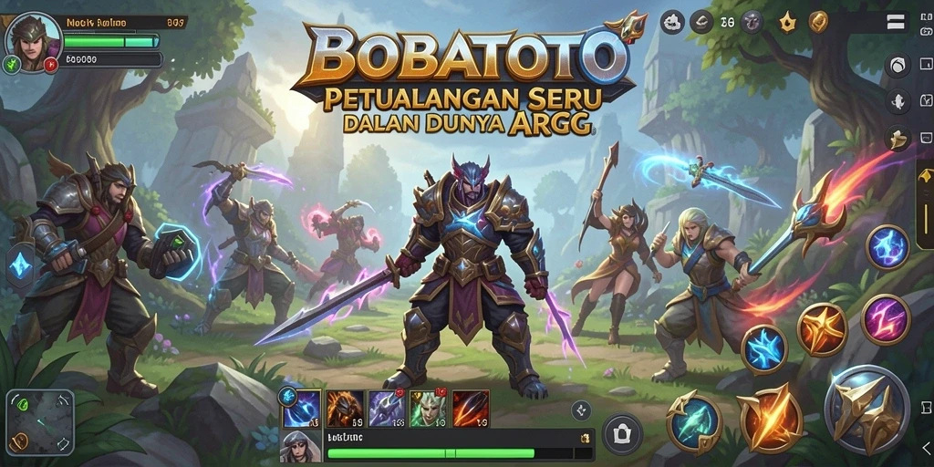 Screenshot gameplay BOBATOTO menunjukkan aksi seru dalam pertempuran ARPG.