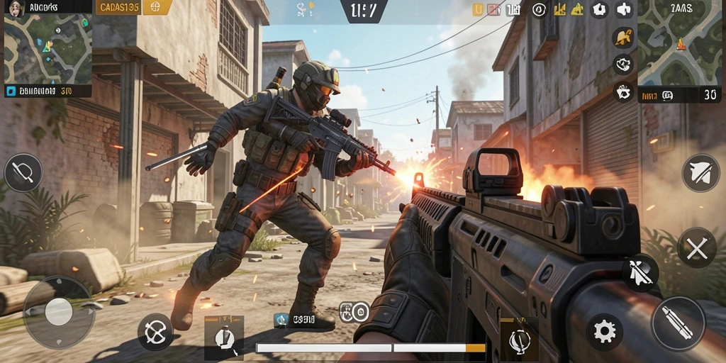 Gameplay CADAS138 menampilkan aksi tembak-menembak yang seru dan mendebarkan.