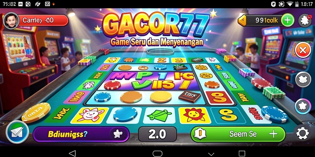 Screenshot gameplay GACOR77 menampilkan keseruan bermain Bingo.