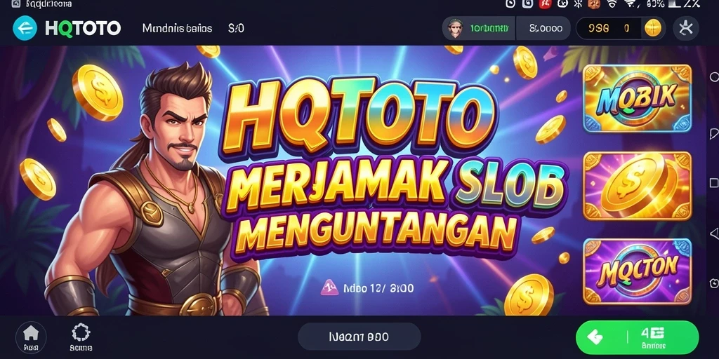 Gameplay menarik HQTOTO dengan berbagai tema slot yang seru.