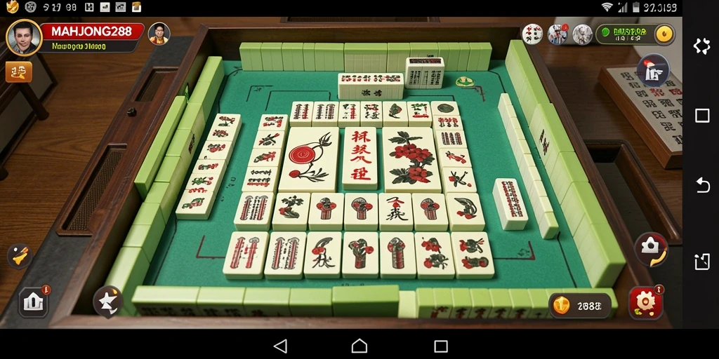 Gameplay seru dan menantang dalam MAHJONG288 dengan desain ubin yang menarik.