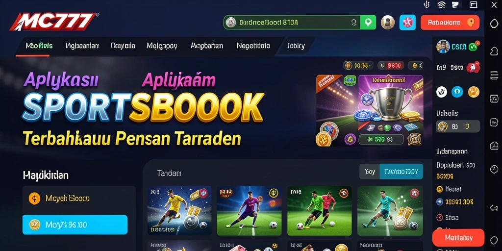 Tampilan screenshot gameplay MC777 yang mengesankan dan interaktif untuk taruhan olahraga.