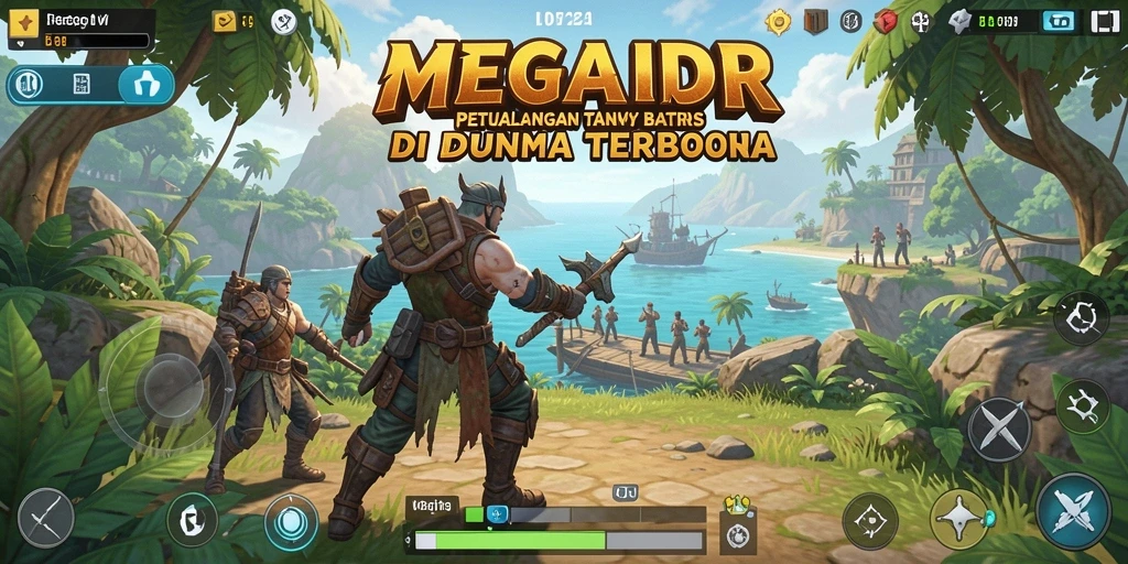 Tampilan gameplay MEGAIDR yang menakjubkan di dunia Open World.