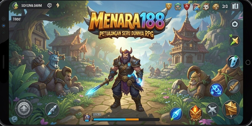 Tampilan gameplay MENARA188 yang menarik saat berpetualang di dunia RPG.