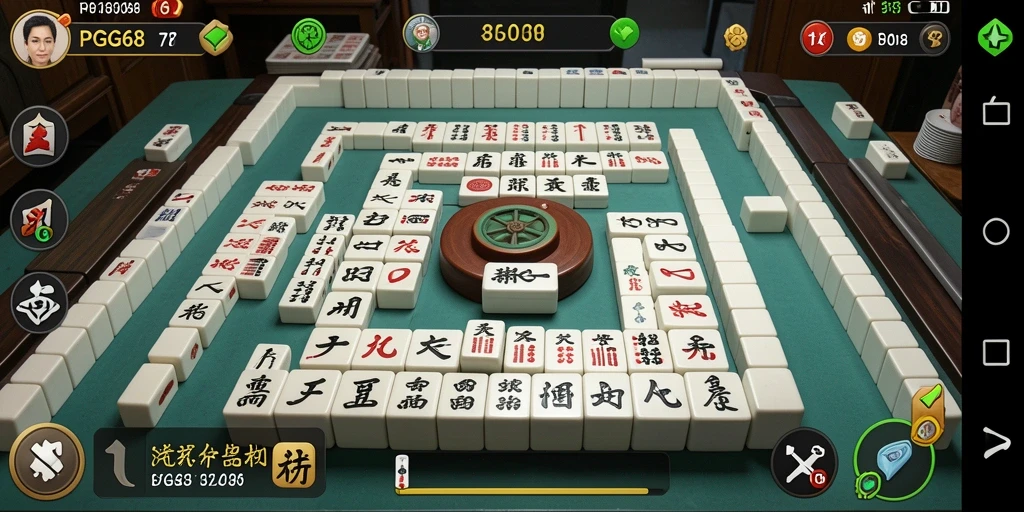 Tampilan gameplay Mahjong seru dan menantang di PGG68.