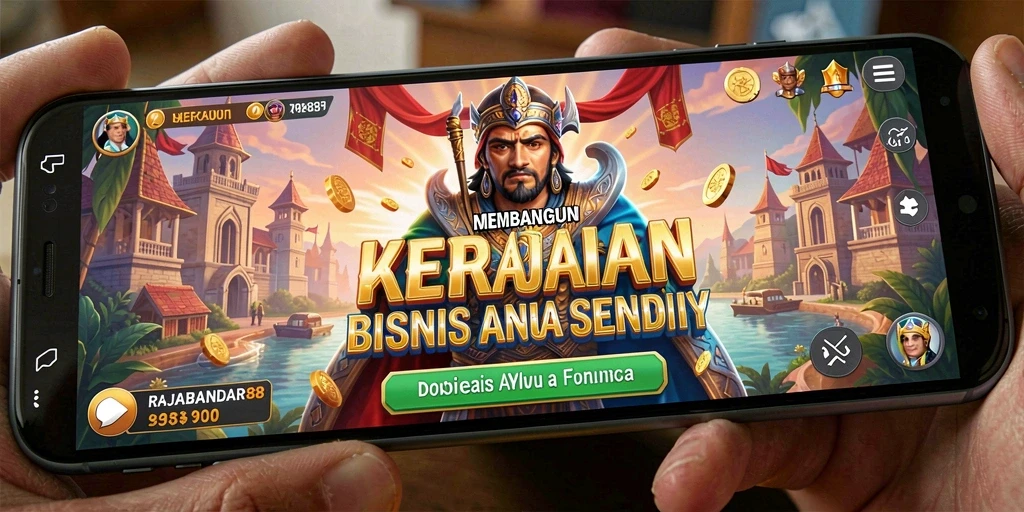 Tampilan gameplay RAJABANDAR88 yang menarik dan interaktif.