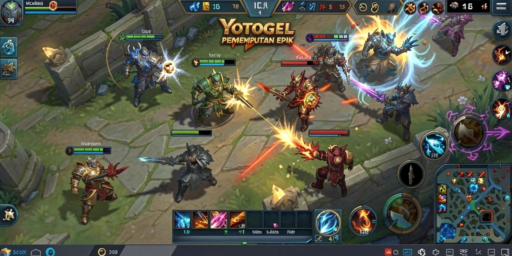 Gameplay seru dan aksi pertempuran di YOTOGEL.